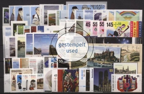 Deutschland (BRD), MiNr. 2835-2899, Jahrgang 2011, gestempelt