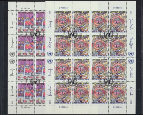 UNO Genf, MiNr. 117-118 KB, ESST