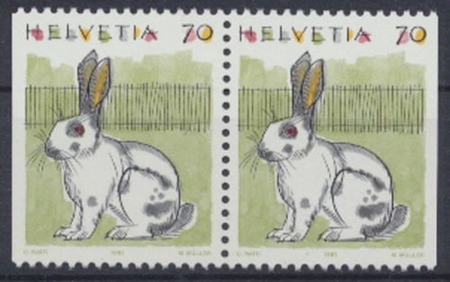 Schweiz, MiNr. 1436 Dl + Dr, postfrisch