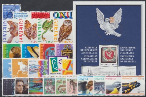 Schweiz, MiNr. 1540-1570, Jahrgang 1995, postfrisch