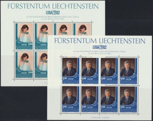 Liechtenstein, MiNr. 797-798 KB,, postfrisch