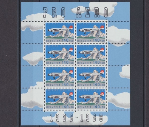 Schweiz, MiNr. 1369 Kleinbogen, postfrisch
