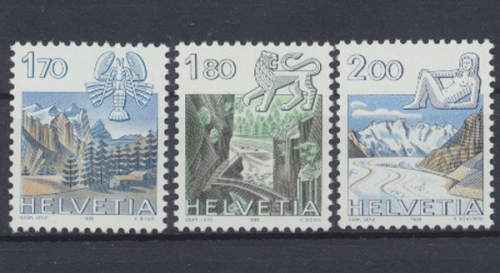 Schweiz, MiNr. 1242-1244, postfrisch