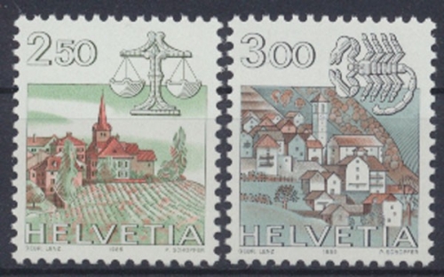 Schweiz, MiNr. 1288-1289, postfrisch