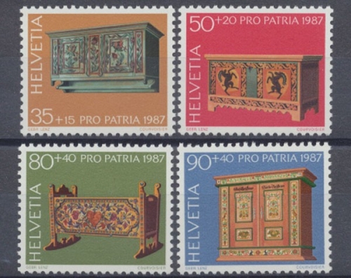 Schweiz, Michel Nr. 1345-1348, postfrisch
