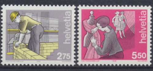 Schweiz, MiNr. 1402-1403, postfrisch