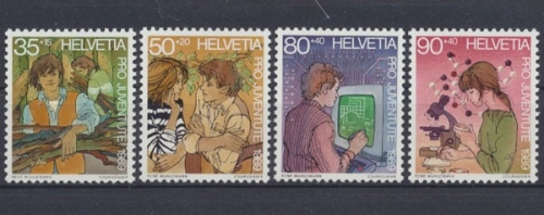 Schweiz, MiNr. 1405-1408, postfrisch