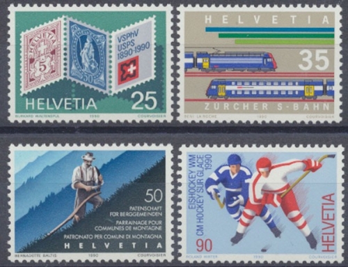 Schweiz, Michel Nr. 1409-1412, postfrisch