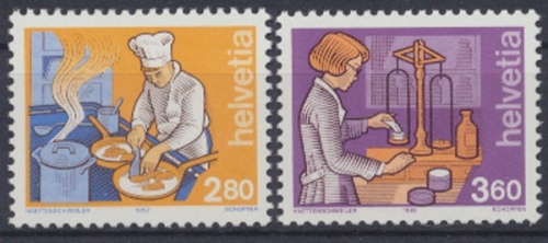 Schweiz, MiNr. 1463-1464, postfrisch