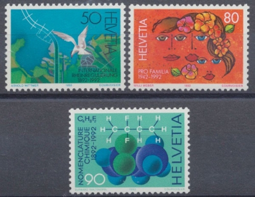 Schweiz, Michel Nr. 1465-1467, postfrisch