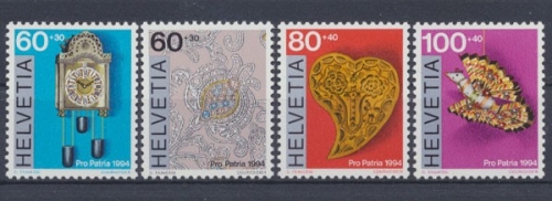Schweiz, MiNr. 1527-1530, postfrisch