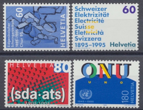 Schweiz, Michel Nr. 1540-1543, postfrisch