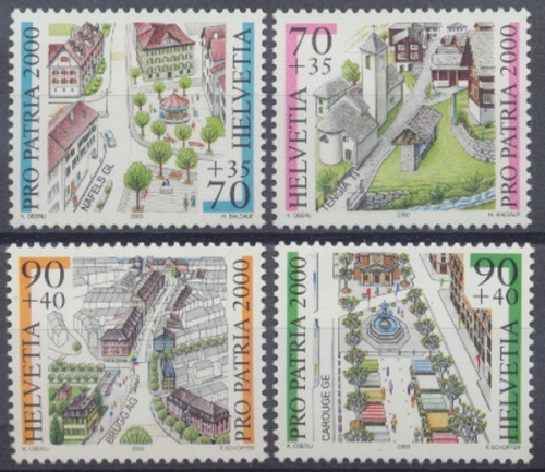 Schweiz, MiNr. 1716-1719, postfrisch