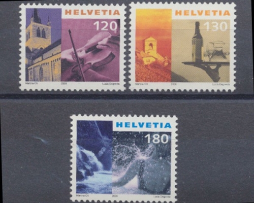 Schweiz, MiNr. 1727-1729, postfrisch