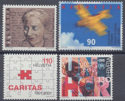 Schweiz, MiNr. 1746-1749, postfrisch