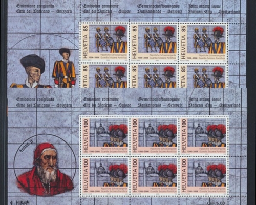 Schweiz, MiNr. 1945-1946 Kleinbogen, postfrisch