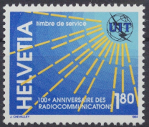 Schweiz - Fernmeldeunion, Michel Nr. 15, postfrisch