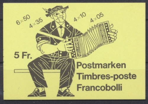 Schweiz, MiNr. MH 78, postfrisch