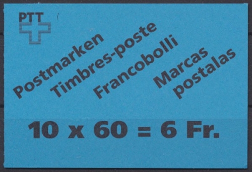 Schweiz, MiNr. MH 0-94, postfrisch