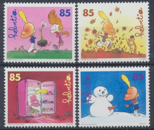 Schweiz, MiNr. 1869-1872, postfrisch