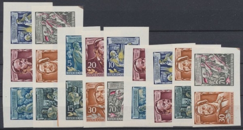 DDR, Michel Nr. 485-490 B Zd - Kombi, postfrisch
