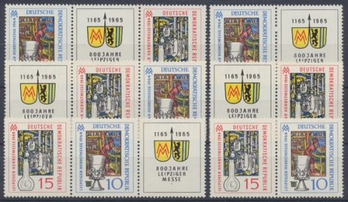 DDR, Michel Nr. 1052-1053 Zd - Kombi, gestempelt