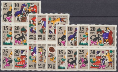 DDR, Michel Nr. 1426-1431 Zd - Kombi, postfrisch