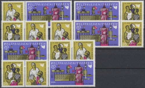 DDR, Michel Nr. 1478-1480 Zd - Kombi, gestempelt