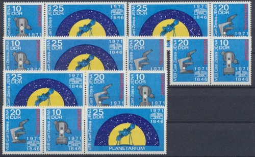 DDR, Michel Nr. 1714-1716 Zd - Kombi, postfrisch