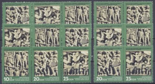 DDR, Michel Nr. 1988-1990 Zd - Kombi, gestempelt