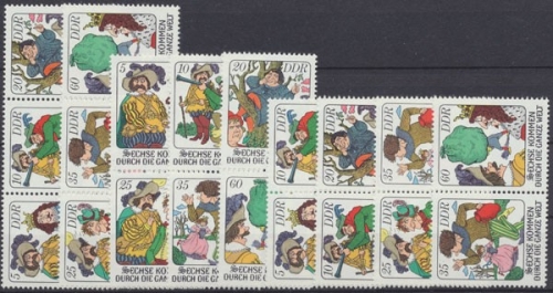DDR, Michel Nr. 2281-2286 Zd - Kombi, gestempelt