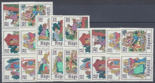DDR, Michel Nr. 2382-2387 Zd - Kombi, postfrisch