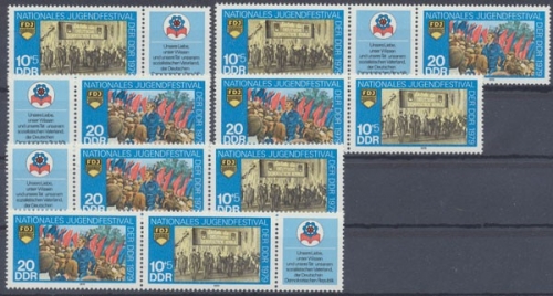 DDR, Michel Nr. 2426-2427 Zd - Kombi, postfrisch