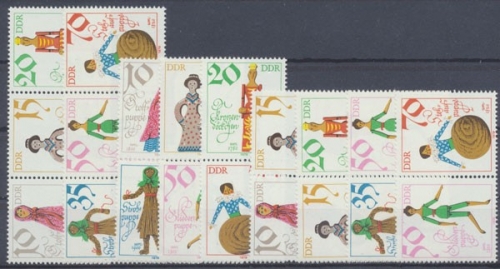 DDR, Michel Nr. 2472-2477 Zd - Kombi, postfrisch