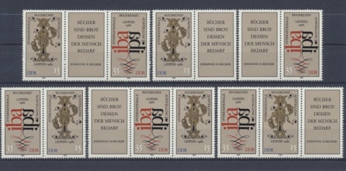 DDR, Michel Nr. 2697-2698 Zd - Kombi, postfrisch