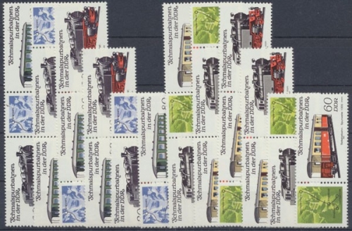 DDR, Michel Nr. 2864-2867 Zd - Kombi, postfrisch