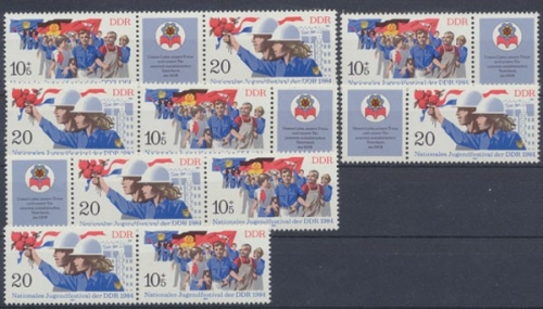 DDR, MiNr. 2878-2879 Zd - Kombi, postfrisch