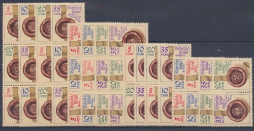 DDR, Michel Nr. 2884-2887 Zd - Kombi, gestempelt
