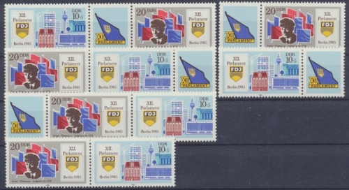 DDR, MiNr. 2947-2948 Zd - Kombi, postfrisch