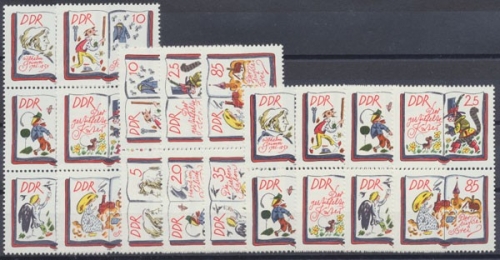 DDR, Michel Nr. 2987-2992 Zd - Kombi, gestempelt
