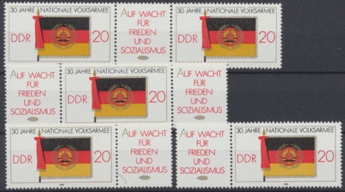 DDR, Michel Nr. 3001 Zd - Kombi, postfrisch