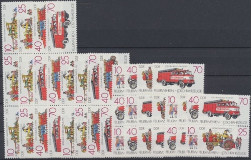 DDR, Michel Nr. 3101-3104 Zd - Kombi, postfrisch