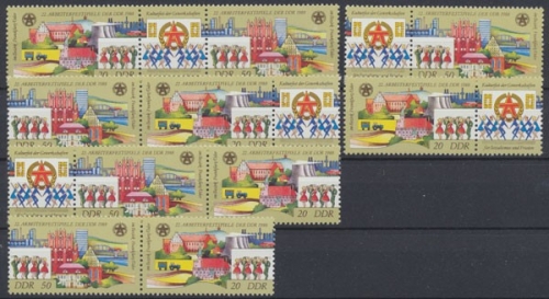DDR, Michel Nr. 3168-3169 Zd - Kombi, postfrisch