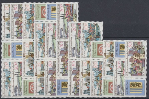 DDR, Michel Nr. 3173-3176 Zd - Kombi, postfrisch