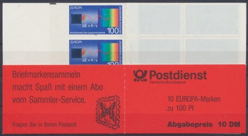 Deutschland (BRD), Michel Nr. MH 30, postfrisch