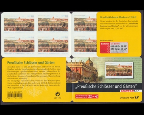 Deutschland (BRD),, MiNr. MH 59, postfrisch