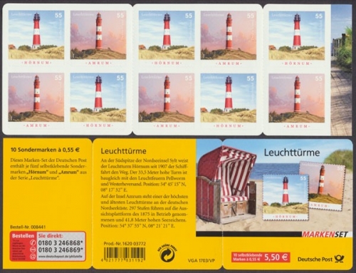 Deutschland (BRD), Michel Nr. MH 75 a, postfrisch