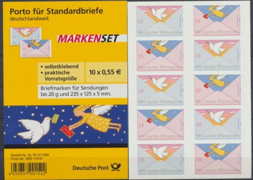 Deutschland (BRD), MiNr. FB 12 a, postfrisch