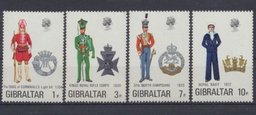Gibraltar, MiNr. 289-292, postfrisch