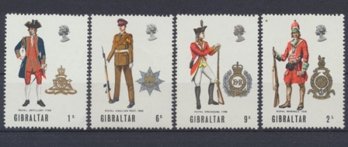Gibraltar, MiNr. 229-232, postfrisch